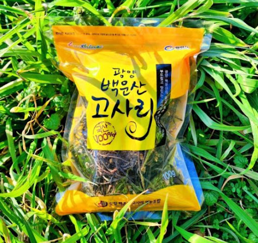 백운산 생고사리 300g: 국산의 신선함과 풍미